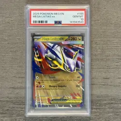 2025 Pokemon Mega Evolutions Mega Latias ex PSA 10 - Image 1