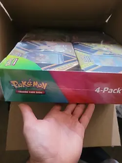 Pokemon Costco 4 V Tin Set Pikachu Eevee Tyranitar Eternatus Sealed - Image 2