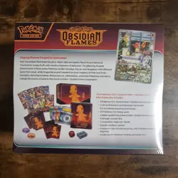 Pokemon TCG Scarlet & Violet Obsidian Flames Elite Trainer Box New & Sealed ETB - Image 2