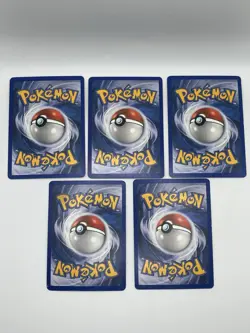 Pokemon TCG EX Deoxys Lot 5 Non-Holo Vintage - Image 2