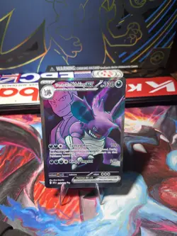 Pokemon SV10: Destined Rivals #216/182 Team Rocket's Nidoking ex Ultra Rare NM - Image 1