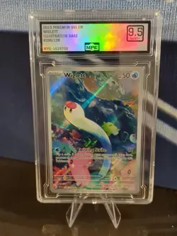2023 Pokemon SVI EN Wiglett Illustration Rare #206 /198 MINT+ 9.5!!! - Image 1