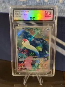 2023 Pokemon SVI EN Wiglett Illustration Rare #206 /198 MINT+ 9.5!!! - Image 4