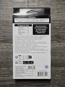 One Piece Tcg Black Smoker Starter Deck (ST-19) Brand New Sealed With PRB01 Pack - Image 2