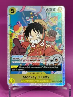 Monkey.D.Luffy OP07-109 - One Piece TCG - SR Super Rare NM English Foil - Image 2
