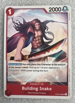 One Piece TCG OP09-008 Building SnakeOP09] Emperors In The New World English(1B) - Image 1