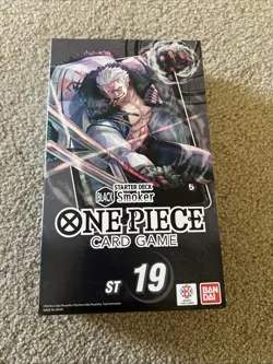 [ PRB-01 INCLUDED ] One Piece TCG Smoker Black Starter Deck ST-19 English Sealed - Image 1