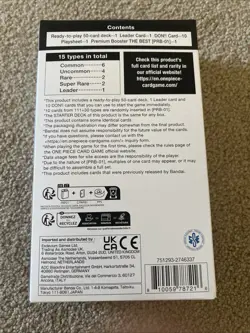 [ PRB-01 INCLUDED ] One Piece TCG Smoker Black Starter Deck ST-19 English Sealed - Image 3