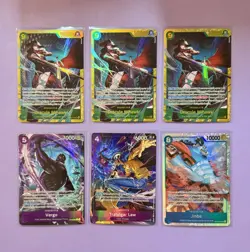 One Piece TCG English& JP 24 SR Card Lot: OP09, OP13, OP14, PRB02, EB03 - Image 2