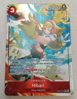 HIBARI 2026 One Piece EB03 Heroines Edition Rare Alt Art 008 ENGLISH - Image 1
