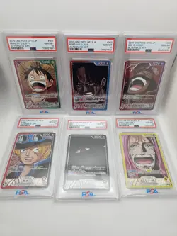 2025 One Piece JP OP13 Complete Set Of Leader Alternate Art PSA 10 SEQUENTIAL - Image 1