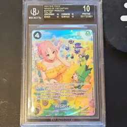 One Piece Wings of the Captain Rebecca OP05-091 Foil SP Beckett Black Label 10 - Image 1