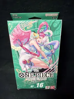 Brand New Factory Sealed One Piece Starter Deck 16 Uta With PBR-01 Pack ENGLISH - Image 1
