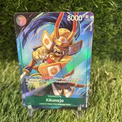 One Piece TCG Kikunojo Alternate Alt Art SR EB04-012 English OP14 Azure Seven NM - Image 1