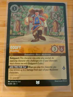 Lorcana Goofy Musketeer (FOIL) 4 The First Chapter M/NM Free UK P&P - Image 1