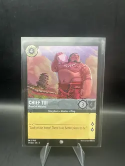 Disney Lorcana - Into the Inklands - Chief Tui - Cold Foil - Image 1
