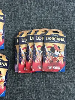 Disney Lorcana The First Chapter Sleeved Packs 25 Total Brand New Sealed - Image 2