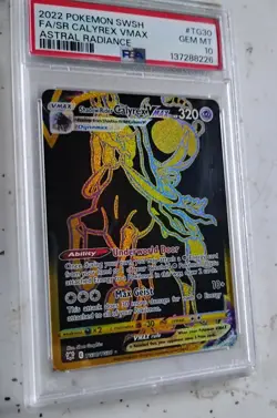 Shadow Rider Calyrex VMAX Pokemon TG30/TG30 Swsh10Radiance Trainer Gallery Holo - Image 2