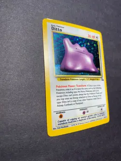 Ditto 3/62 Fossil Holo Pokemon TCG 1999 RARE 151 - Image 3