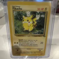 Pikachu 60/64 Jungle Regular Common Basic 50 HP Pokemon TCG - Image 1