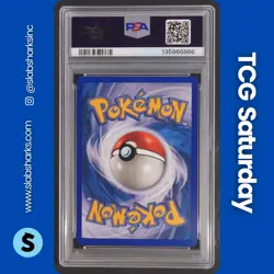 2002 POKEMON EXPEDITION SET #37/165 BLASTOISE REVERSE FOIL PSA 8 - Image 2