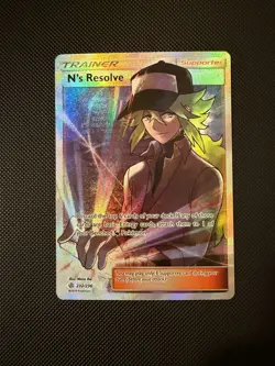 N'S RESOLVE 232/236 RARE ULTRA COSMIC ECLIPSE POKEMON HOLO NM - Image 1