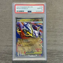 2025 Pokemon Mega Evolutions Mega Latias ex PSA 10 - Image 1
