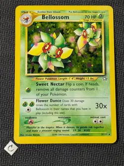 Bellossom 3/111 - Neo Genesis Unlimited Holo Rare Pokemon TCG LP - Image 1