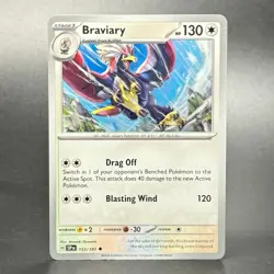 Pokemon Scarlet & Violet: Surging Sparks #153/191 Braviary - Image 1