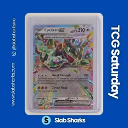 2024 POKEMON SURGING SPARKS #159/191 CYCLIZAR EX DOUBLE RARE - Image 1