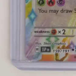 2024 POKEMON SURGING SPARKS #159/191 CYCLIZAR EX DOUBLE RARE - Image 4