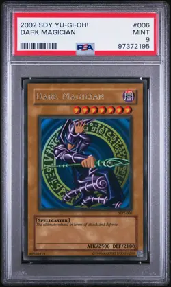 Dark Magician SDY PSA 9 Ultra Rare #006 Yugioh 2002 - Image 1