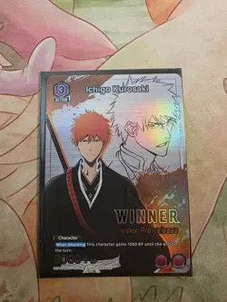 Bandai Union Arena Ichigo Kurosaki UAPR/BLG-1-103 Super Pre-release Winner Promo - Image 2