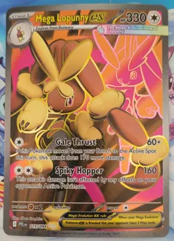Pokemon Card Mega Lopunny Ex 115/094 Ultra Rare Phantasmal Flames NM+ - Image 1