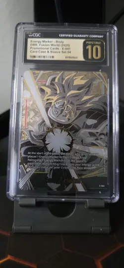 E-041 Energy Marker Broly – CGC Pristine 10 – DBS Fusion World 2025 Promo – Card - Image 1