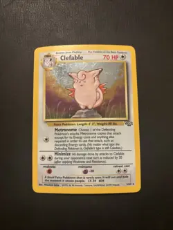 Pokemon TCG- Jungle 2 Card Holo Lot Clefable And Kangaskhan - Image 2