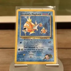 Pokemon TCG Giovanni's Magikarp Gym Challenge Card 73/132 - Image 1