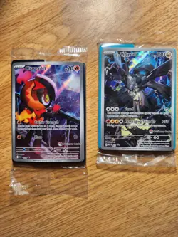 Pokemon Center Charcadet And N's Zekrom Promo Cards - Image 1