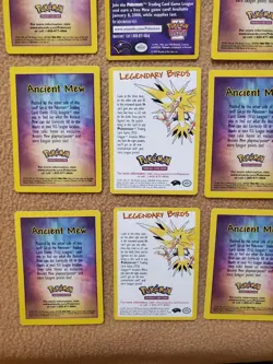 27 Cards LP/NM Ancient Mew Details cards and Birds promo extra cards 1 neo extra - Image 2