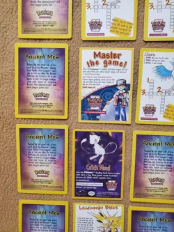 27 Cards LP/NM Ancient Mew Details cards and Birds promo extra cards 1 neo extra - Image 3