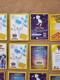 27 Cards LP/NM Ancient Mew Details cards and Birds promo extra cards 1 neo extra - Image 5