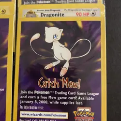 SEALED Set of 4 Black Star Promo WB Movie Pokemon Cards (Pikachu, Dragonite, +) - Image 5