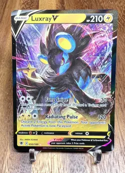 Luxray V 050/189 Ultra Rare Sword & Shield Astral Radiance Pokemon Card NM - Image 1