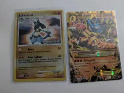 Lot Of 2 Lucario Pokemon Cards - Image 1
