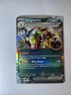 Pokemon TCG Farigiraf EX Ultra Rare Temporal Forces Card 194/162 - Image 2