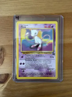 Mew #8 Black Star Promo WOTC Pokemon Card NM - Image 1