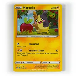 Pokemon - Morpeko Holo - SWSH031 - Black Star Promo Card - Image 1