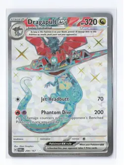 Pokemon TCG Dragapult ex 200/167 Twilight Masquerade Full Art Ultra Rare NM/Mint - Image 1