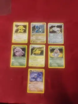 Lot Of 7 German, French Language Pokemon Cards Rare,Holo, Regular Pre-owned - Image 1