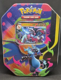 Pokemon TCG Mega Charizard ex Tin X - BRAND NEW - Sealed - 4 Booster Packs - Image 1